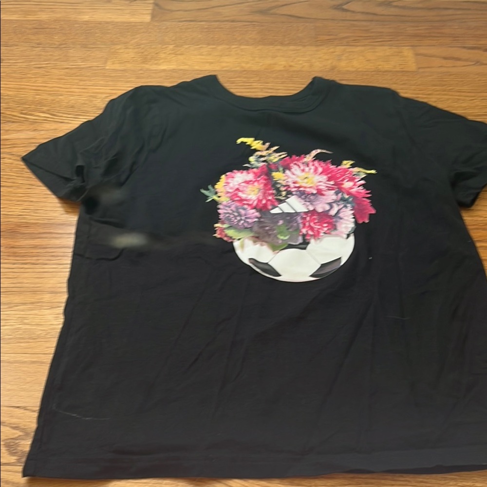 Adidas Floral Soccer Ball T-shirt